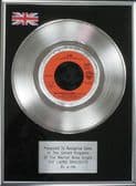 A-HA - 7" Platinum Disc - The Living Daylights