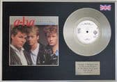 A-HA - Take on Me - 7" platinum single with cover