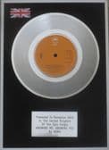 ABBA - 7 inch Platinum Disc - KNOWING ME KNOWING YOU
