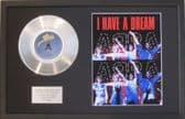 ABBA -7" Platinum Disc & Song Sheet - I HAVE A DREAM