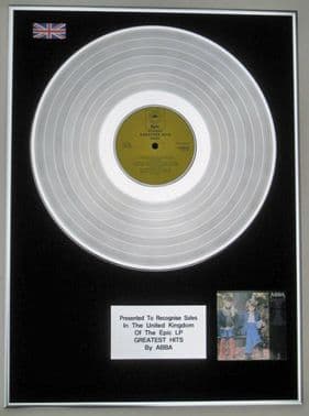 ABBA  -  LP  Platinum  Disc  -  GREATEST HITS