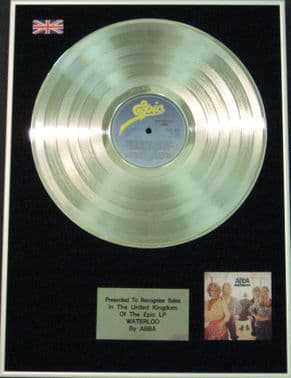 ABBA - Platinum LP  Disc - WATERLOO