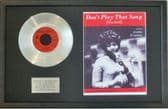 ARETHA FRANKLIN-7"Platinum Disc&SongSheet-DON'T PLAY