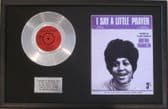 ARETHA FRANKLIN Platinum Disc I SAY A LITTLE PRAYER