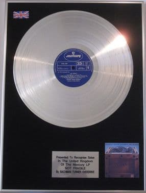 BACHMAN TURNER OVERDRIVE - Platinum Disc - NOT FRAGILE