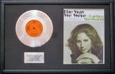 BARBRA STREISAND- 7" Platinum Disc & Song Sheet - THE WAY WE WERE