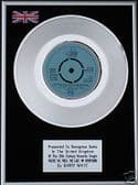 BARRY WHITE-7"Platinum Disc-YOU'RE THE FIRST,THE LAST