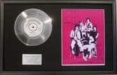 BAY CITY ROLLERS - 7" Platinum Disc & Song Sheet - MONEY HONEY
