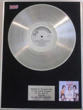 BAY CITY ROLLERS - Platinum Disc LP - ROLLIN'