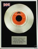 BEE GEES - 7" Platinum Disc - IVE GOTTA GET A MESSAGE