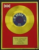 BILLY FURY - 24 Carat Gold 7" Disc - JEALOUSY