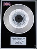 BILLY FURY - 7" Platinum Disc - FORGET HIM