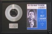 BILLY J KRAMER-Disc&songsheet-DOYOU WANT TO KNOW A SEC