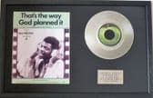BILLY PRESTON - 7" Platinum Disc & Songsheet - THAT'S THE WAY GOD PLANNED IT