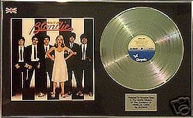 BLONDIE  - Platinum Disc LP & cover presentation - PARALLEL LINES