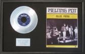 BLUE MINK- Platinum Disc & Songsheet- MELTING POT