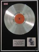 BOB DYLAN - Platinum LP Disc - JOHN WESLEY HARDING