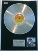 BOB DYLAN - Vinyl LP Platinum Disc - NASHVILLE SKYLINE
