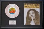 BOB MARLEY - 7" Platinum Disc & Song Sheet - NO WOMAN NO CRY