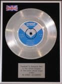 BOBBY GOLDSBORO -7inch Platinum Disc - Honey