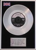 BOBBY VEE - 7" Platinum Disc-TAKE GOOD CARE OF MY BABY