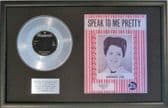 BRENDA LEE-7"Platinum Disc&Songsheet-SPEAK TO ME PRETTY
