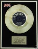 BRIAN POOLE &TREMELOES -7" Platinum Disc TWIST & SHOUT