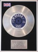 BRIAN POOLE & TREMELOES-Platinum Disc-SOMEONE SOMEONE