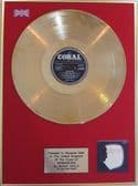 BUDDY HOLLY - 24 Carat Gold Disc LP - REMINISCING