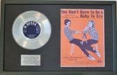 CARAVELLES -PlatinumDisc&SongSheet-YOU DONT HAVE TO BE
