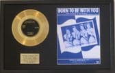 CHORDETTES 7" Gold Disc&Song Sheet- BORN TO BE WITH YOU