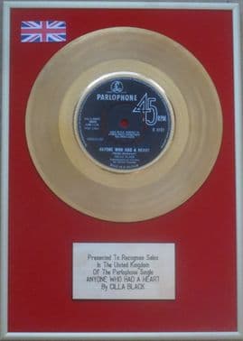 CILLA BLACK - 24 Carat Gold Disc 7