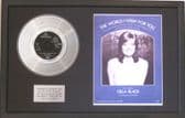 CILLA BLACK-Platinum Disc&Song Sheet-THE WORLD I WISH
