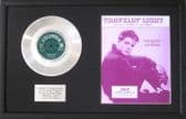 CLIFF RICHARD - 7" Platinum Disc & Songsheet - TRAVELLIN' LIGHT