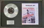 CLIFF RICHARD - Platinum Disc & Songsheet-BACHELOR BOY