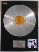 DAVID BOWIE - LP Platinum Disc - LODGER