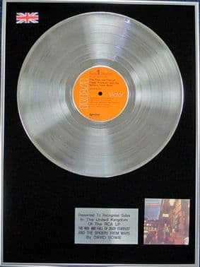 David Bowie - Platinum Disc LP - Ziggy Stardust