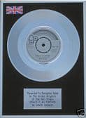 DAVID CASSIDY - 7" Platinum Disc - COULD IT BE FOREVER