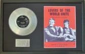 DAVID&JONATHAN -Platinum Disc&SongSheet- LOVERS OF THE