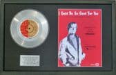 DENIS WATERMAN - Platinum Disc+Song Sheet - I COULD BE SO GOOD FOR YOU