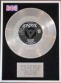 DUANE EDDY -7" Platinum Disc- REBEL ROUSER