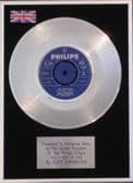 DUSTY SPRINGFIELD - 7" Platinum Disc- ALL I SEE IS YOU