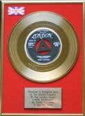 EDDIE COCHRAN - 24 Carat Gold 7" Disc- C'MON EVERYBODY
