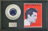 EDEN KANE-7" PlatinumDisc&SongSheet-DONT KNOW WHY