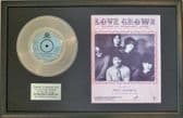EDISON LIGHTHOUSE-Platinum Disc&Son Sheet-LOVE GROWS