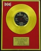 EDITH PIAF - 24 Carat Gold 7" Disc - NO REGRETS