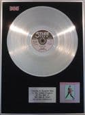 ELVIS COSTELLO- LP Platinum disc - MY AIM IS TRUE