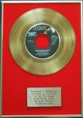 Elvis Presley - 24 Carat Gold 7 inch Disc - Heartbreak Hotel (For USA Sales) …