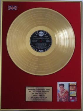 ELVIS PRESLEY - 24 Carat Gold Disc LP ( RCA Silver Spot) - BLUE HAWAII