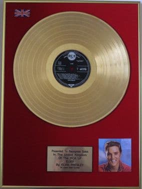 ELVIS PRESLEY - 24 Carat Gold Disc LP ( RCA Silver Spot) -  ELVIS